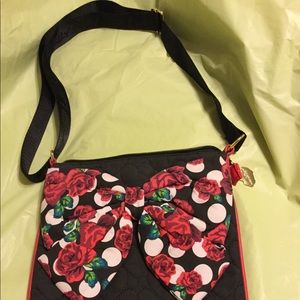 The cutest! Betsy Johnson cross body bow bag.
